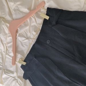 Madewell Drapey Paperbag Black Pants